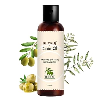 Smyan Olive Oil For Skin And Hair Growth, Pure Cold Pressed (100ml)