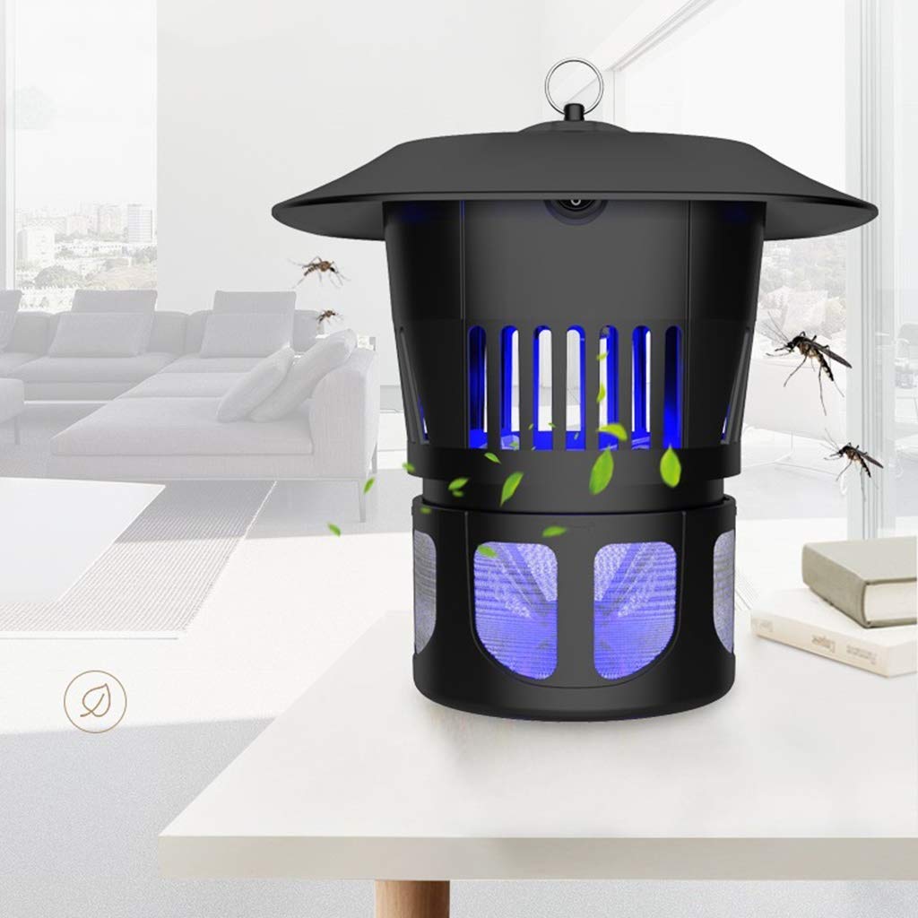 Trampa para Mosquitos Lámpara Led para Matar Mosquitos Ac220V UV Púrpura Bug Zapper Pest Bug Killer Trap Jardín Patio Lámpara Led para Matar Mosquitos de Viaje