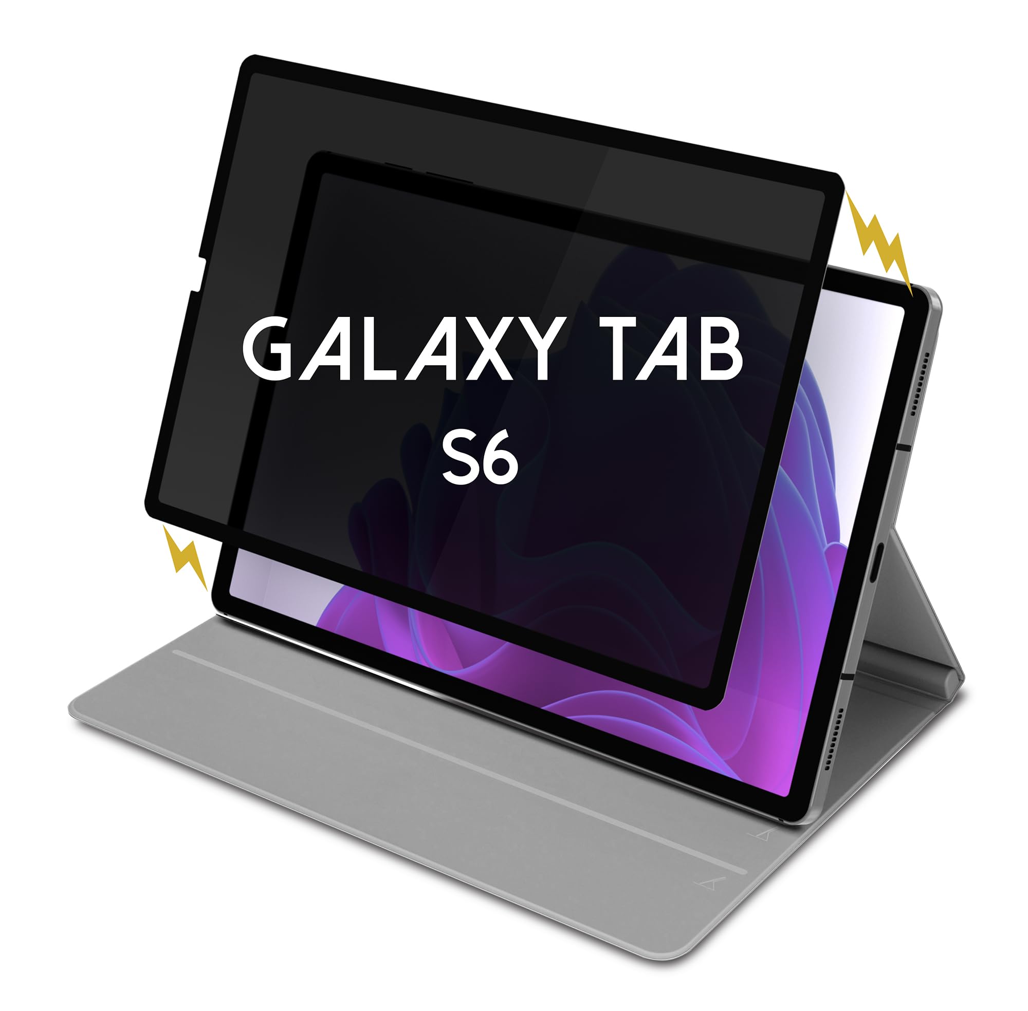 ANBAC Removable Privacy Screen Protector for Samsung Galaxy Tab S6 10.5 inch (2019),Blue Light Blocking Security Screen Potector,Paper Textured Anti-Glare,Anti-Fingerprint,Scratch Resistant