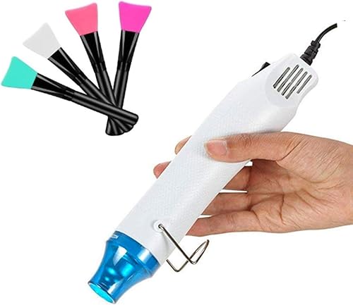 Miniatura 7 de 5 piezas de herramientas para hacer vasos de purpurina epoxi, pistola de calor portátil para bricolaje vasos de resina acrílica para eliminar