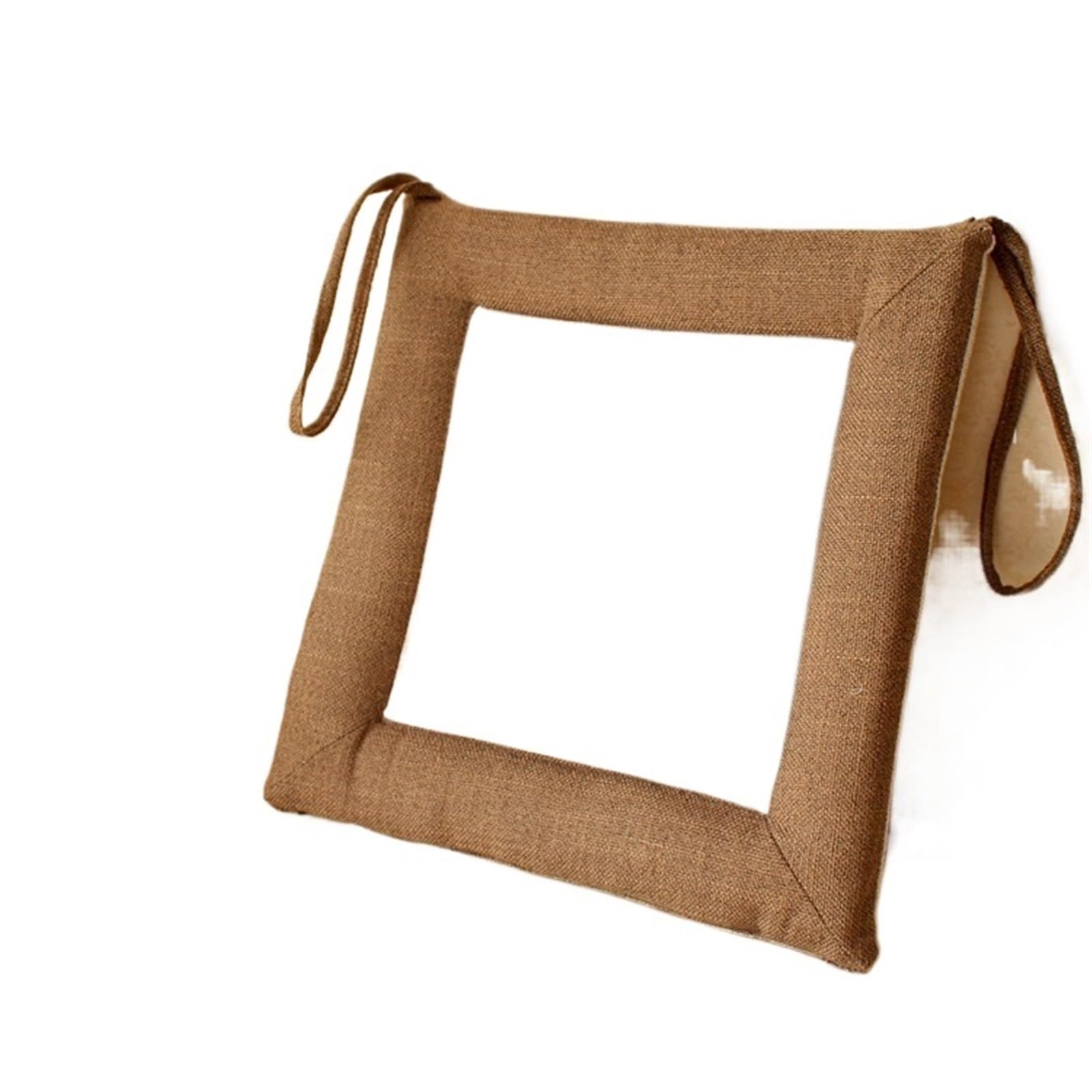 EnxJire Dining Chair Seat Cushions Linen Chair Cushion Butt Computer Student Stool Office Seat Mat(Color 2)