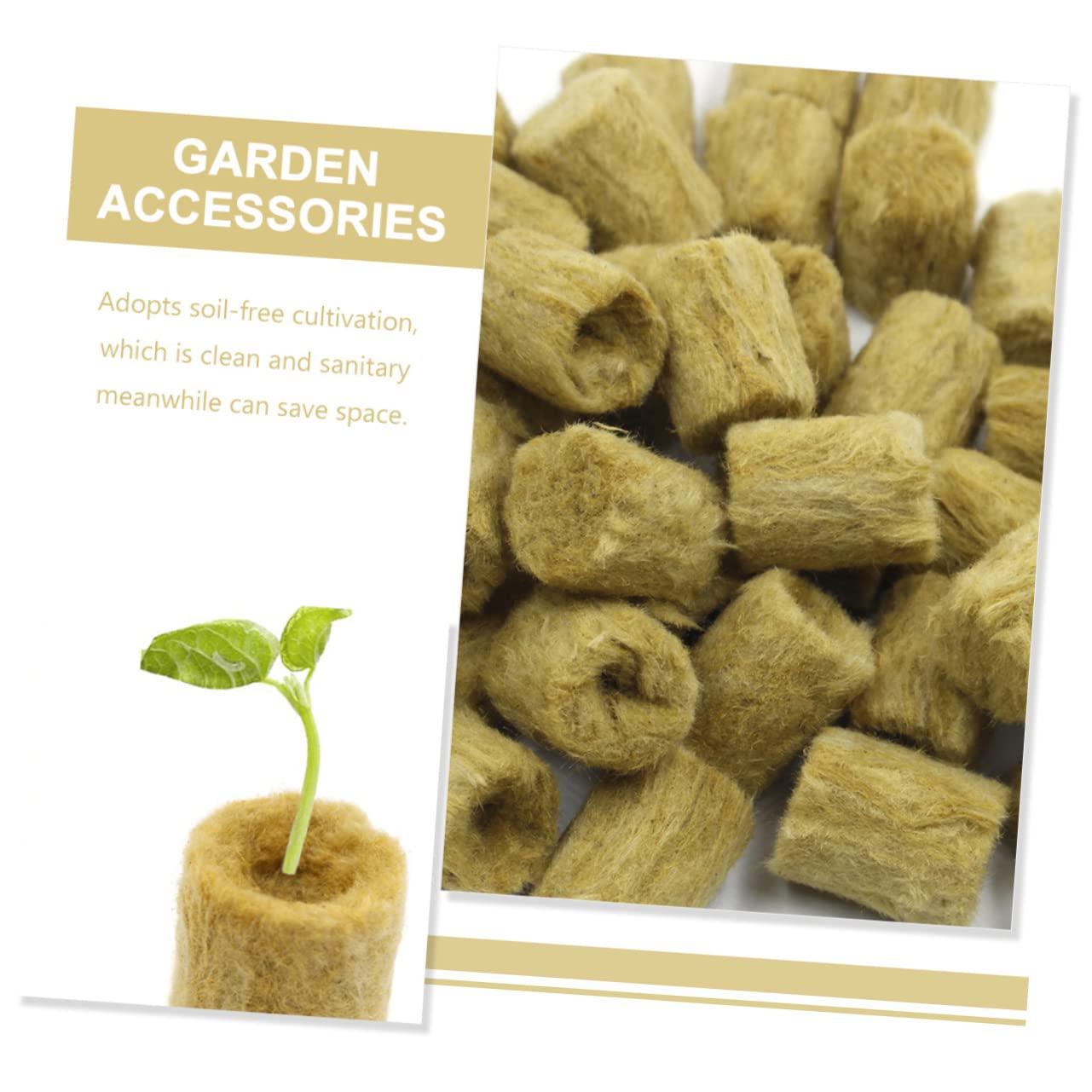 SUPVOX 400piezas Cubes De Cultivo Hidropónicos Bloques De Crecimiento para Plantas Sustrato Ecológico Alta Capacidad De Absorción para Propagación y Germinación De Plantas
