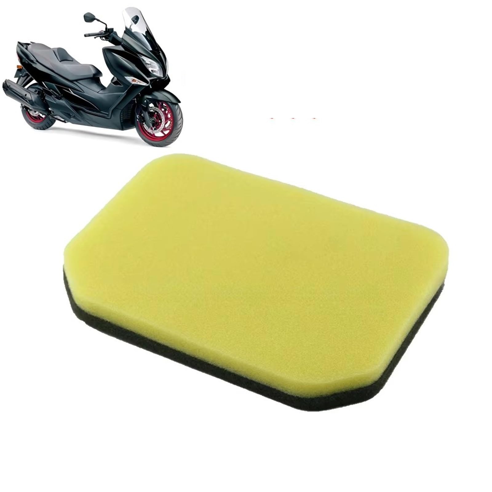 Filtro Aspirazione Aria Moto Per Suzuki Per AN250 | Per AN400 Burgman 1999-2006 Moto Sostituzione Motore Filtro Aria Doppia Schiuma Spugna 13780-14F01(4pc)