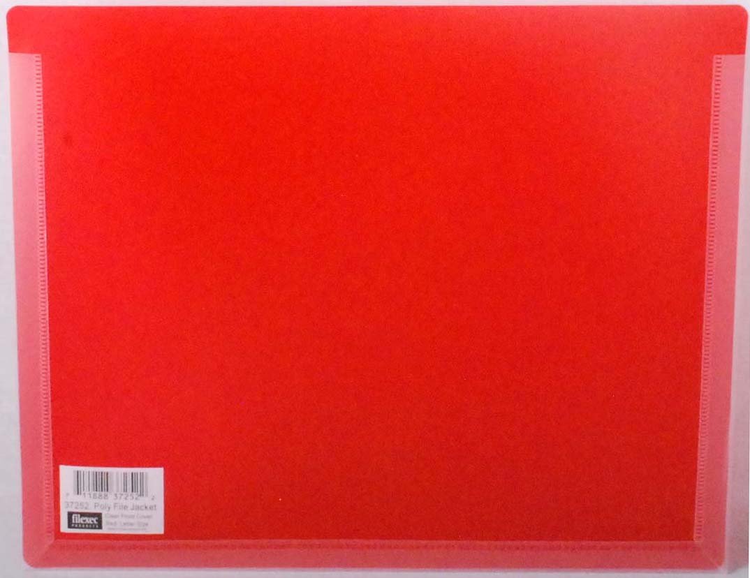Filexec, File Jacket, Legal Size, Red, Pack of 5 (50324-37152)