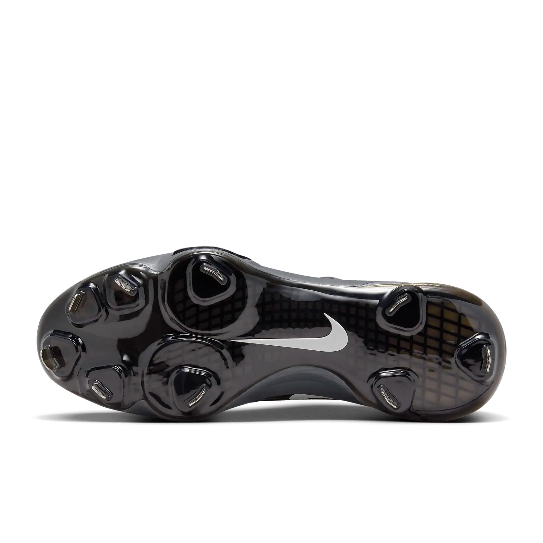 Nike Force Zoom Trout 9 Elite Baseball Cleats (FB2906-003, Black/Anthracite/White/Metallic Silver) Size 7