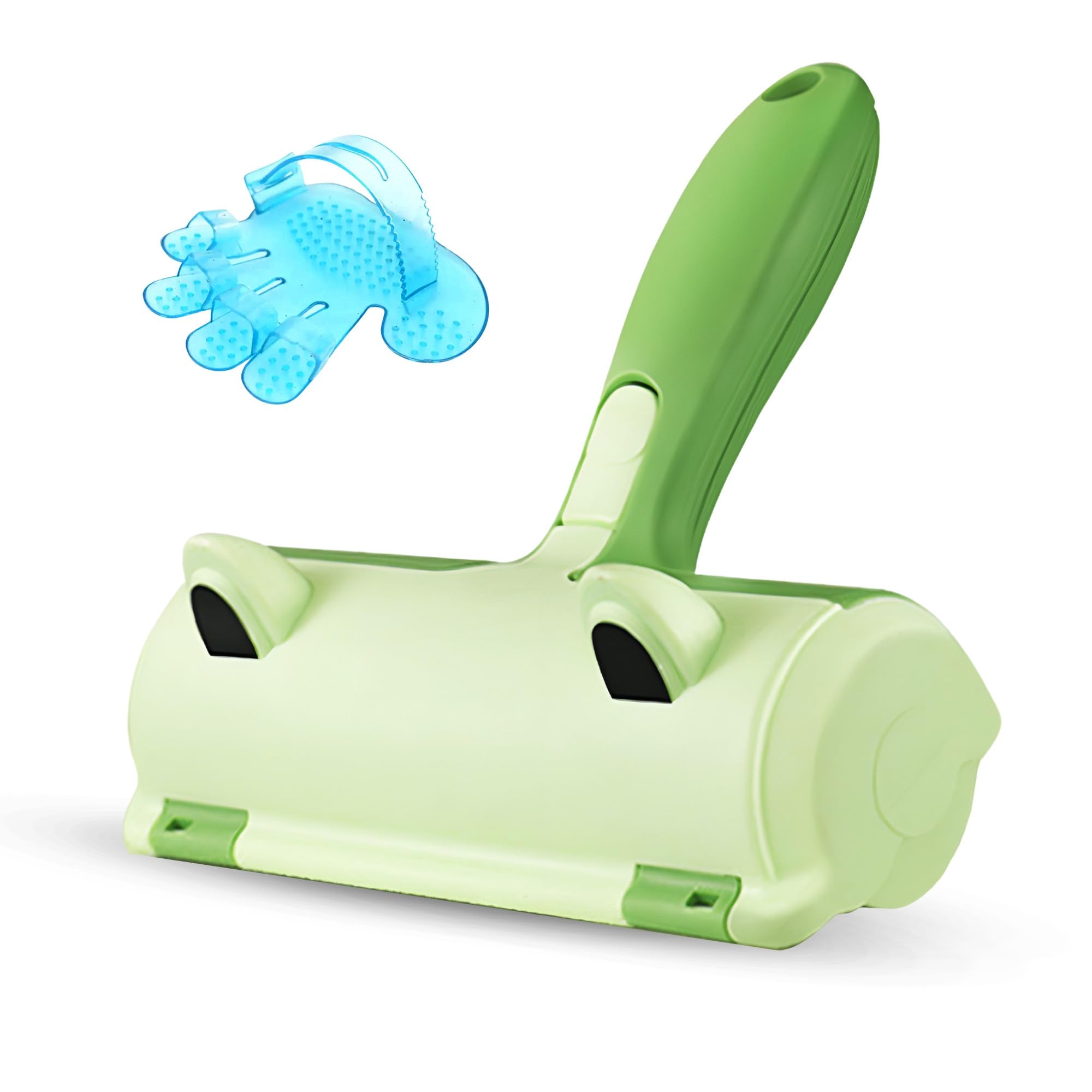 Cepillo Quita pelos para Mascotas, Reutilizable y sin Electricidad. Cepillo Quita Pelusas con depósito, Lavable, eficiente en Todo Tipo de Superficies. Rodillo recogedor de pelos sin recambios.