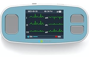 Portable ECG Monitor to Record ECG, Heart Rate with 6 Channels