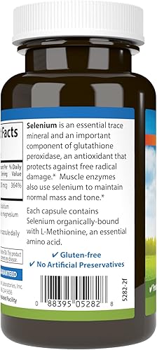 Miniatura 3 de Carlson - Selenio, 200 mcg sin levadura, salud de próstata y apoyo inmunológico, antioxidante, 180 cápsulas