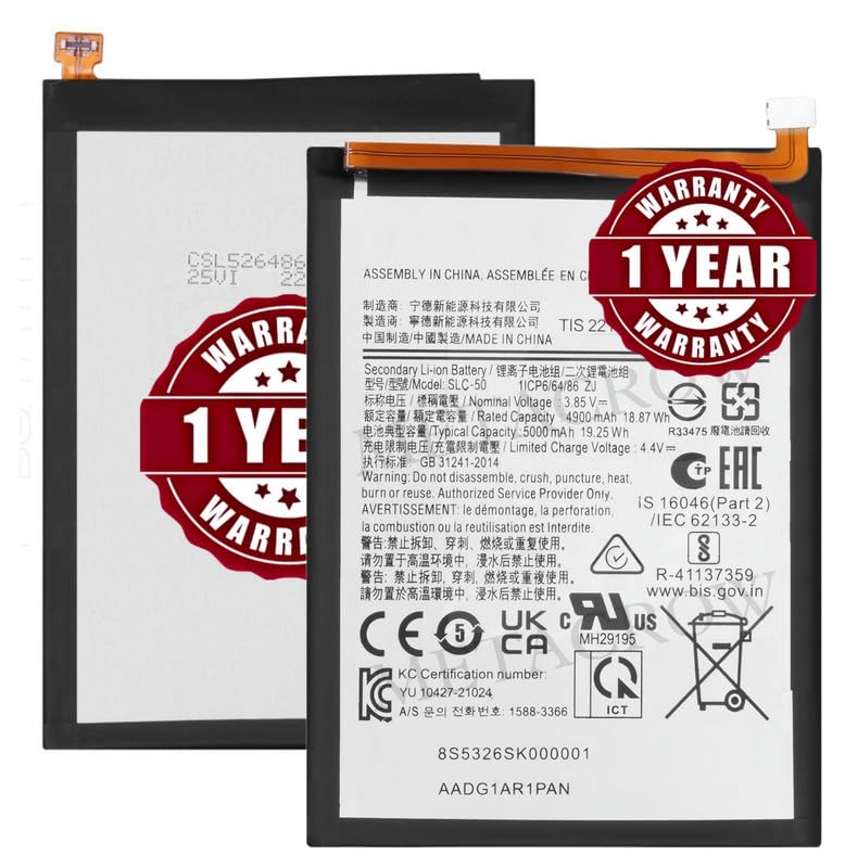 Image of Original SLC-50 Battery Compatible with Samsung Galaxy A03 Core (SM-A032F) - (5000mAh) - 1 Year Warranty BC46