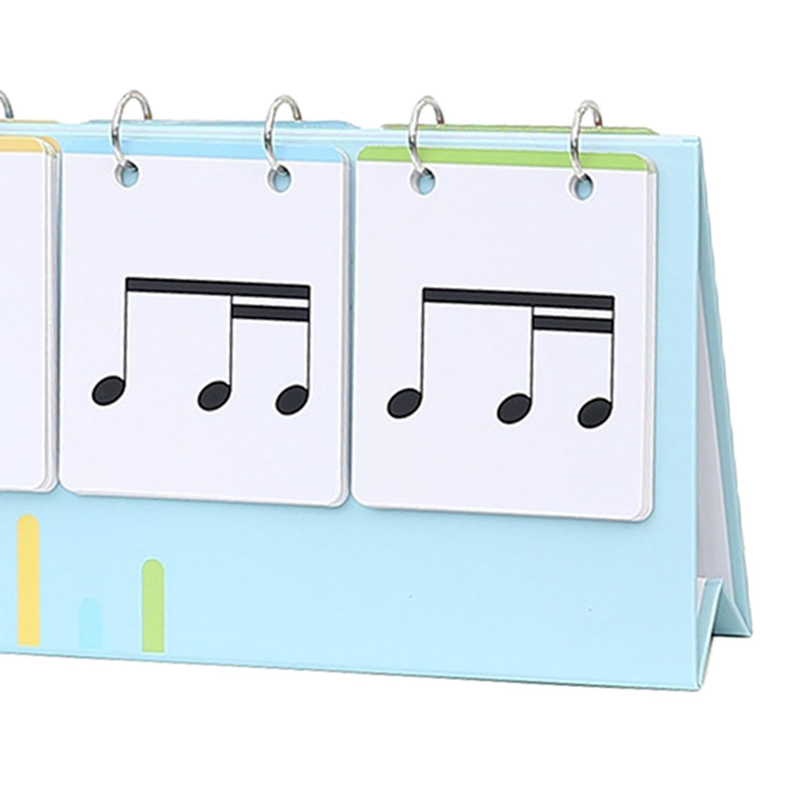 Notación Musical Aprendizaje de Lectura de Tarjetas Partituras Musicales