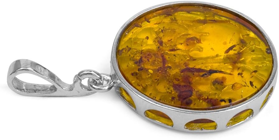 Ian and Valeri Co. Amber Sterling Silver Tree of Life Pendant Necklace 18 Inches - Image 3