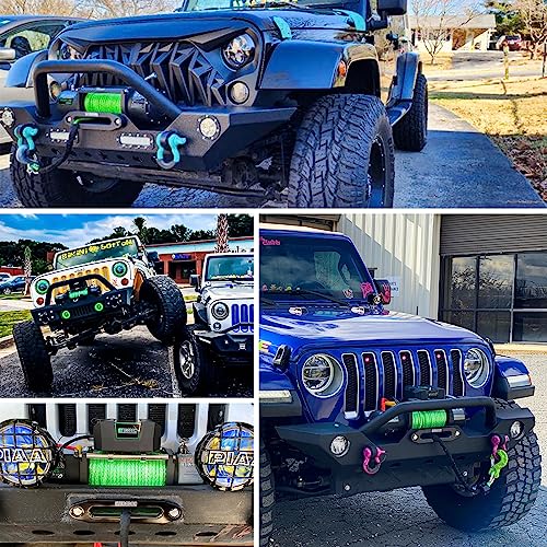 Stegodon USAM-STEW001S Winch 9500Lb Winch 12V Waterproof Electric Winch Synthetic Rope Winch thumb #6
