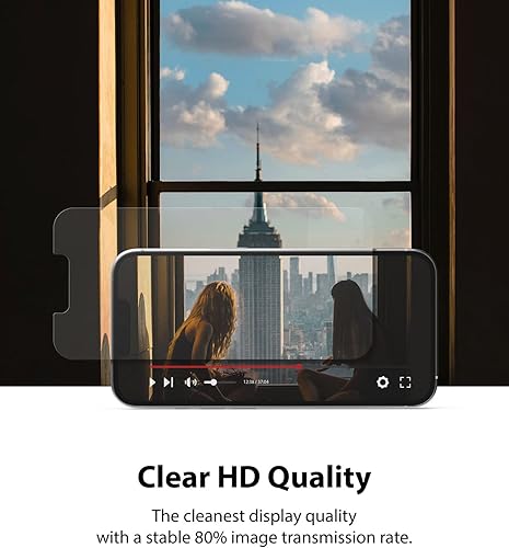 Miniatura 4 de Ringke Dual Easy Matte 2 unidades Película antihuellas, antirreflejos compatible con iPhone 13 Mini, protector de pantalla de 5.4 pulgadas (2021)