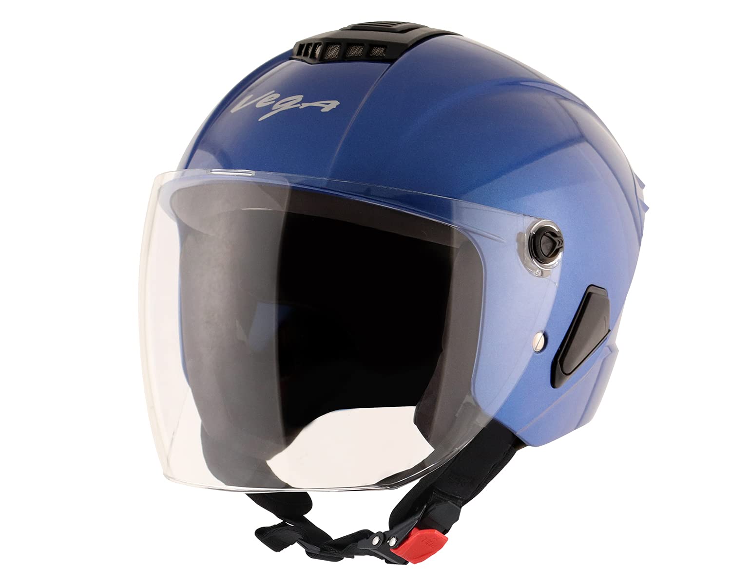 Vega Aster Dx Open Face Helmet Blue, Size:L(59-60 cm)
