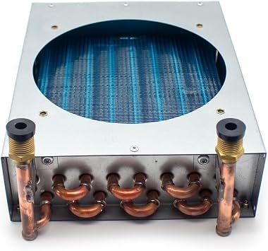 Copper Tube Aluminum Fin Condenser - High-Efficiency Cooling Coil for Small/Compact Refrigerators, AC Units & Ice Machines