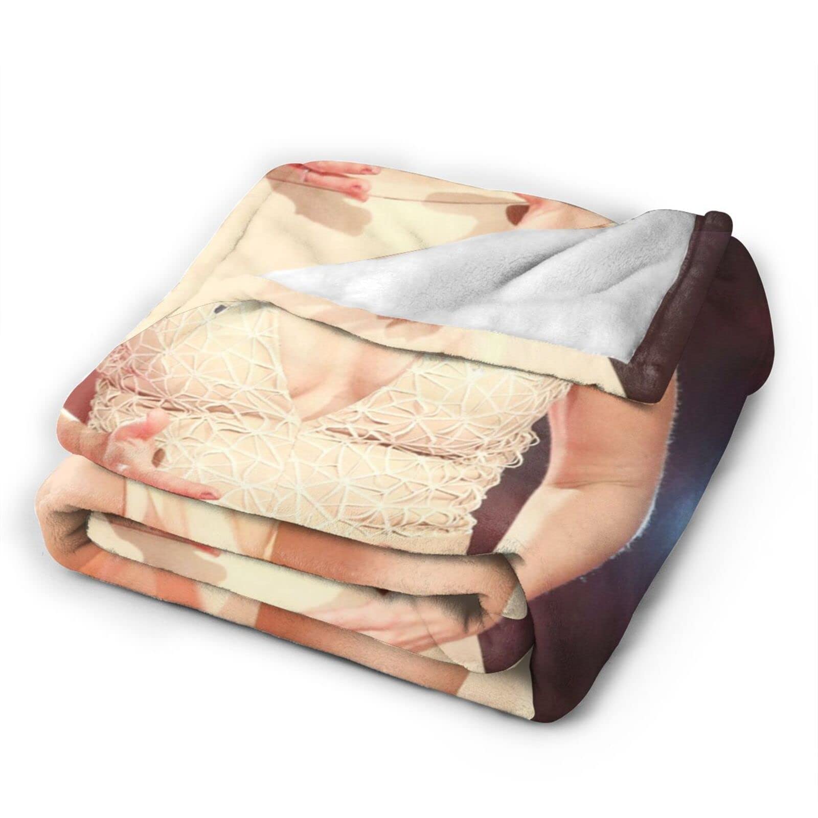 Manta De Franela Helene Canary Fischer, Suave Forro Polar, 125 X 100 Cm, Para Sofá O Cama, Ligera Y Cálida
