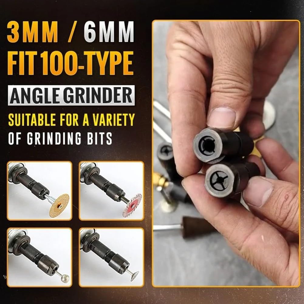 Accessori per smerigliatrice angolare, 2 Adattatore modificato per smerigliatrice angolare, strumento di conversione per smerigliatrice Compatibilità M10