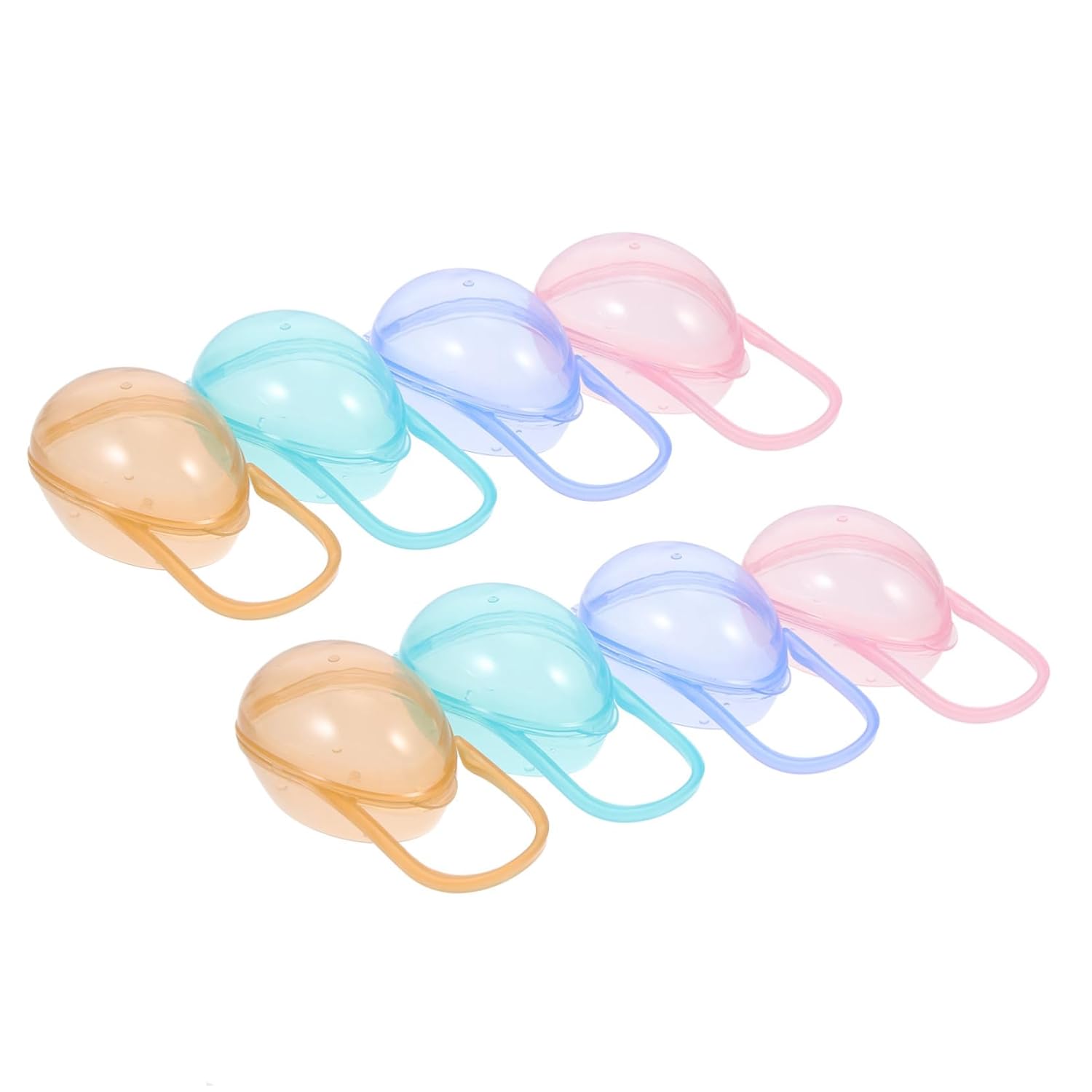 16pcs Portable Pacifier Holder Cases for Practical Pacifier Storage Box Compact Design Easy to and Lightweight for Travel and Everyday Use