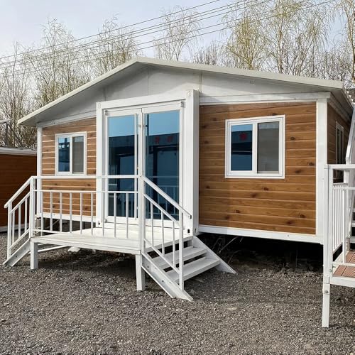 Luxury Expandable Container House Prefabricated Foldable Cabin Modular House 20 40ft Prefab Tiny Home 1 2 3 Bedroom Portable Mobile Folding Tiny House for Adults Extendable Boxable House to Live in - Image 3