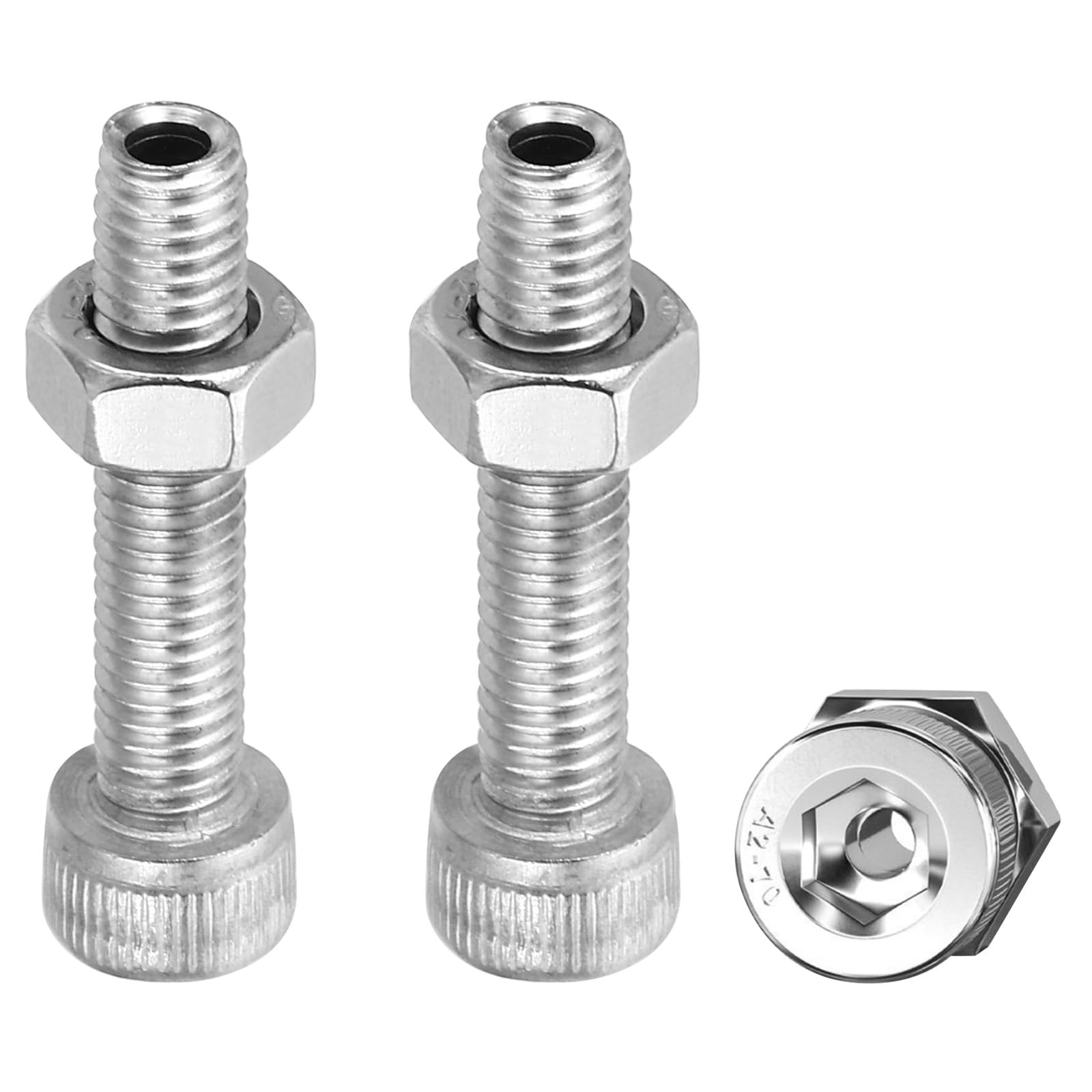PATIKIL M6x30mm 304 Stainless Steel Hollow Bolt