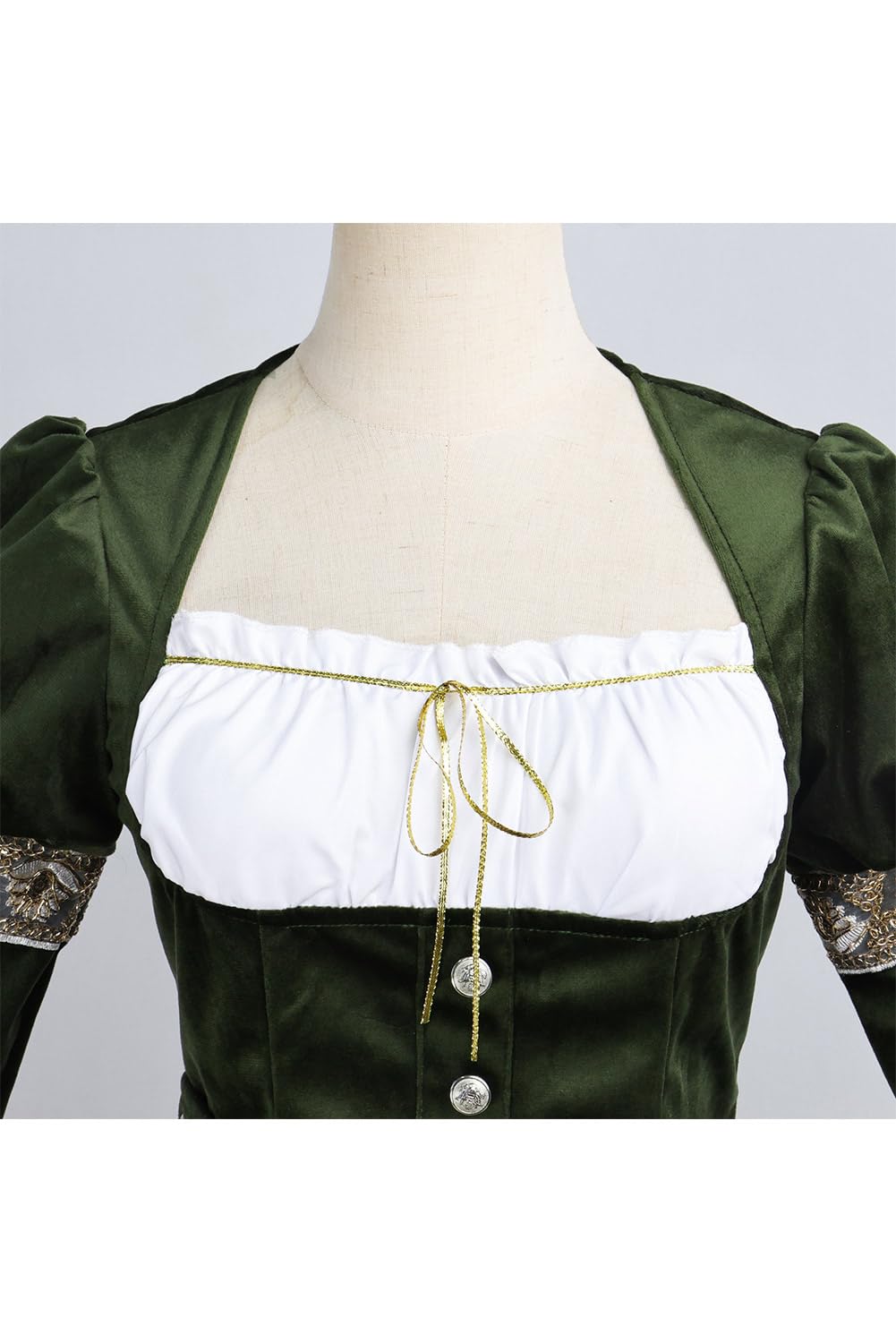 Vestido gótico para mujer, disfraz gótico, ropa medieval, renacentista, Halloween, carnaval