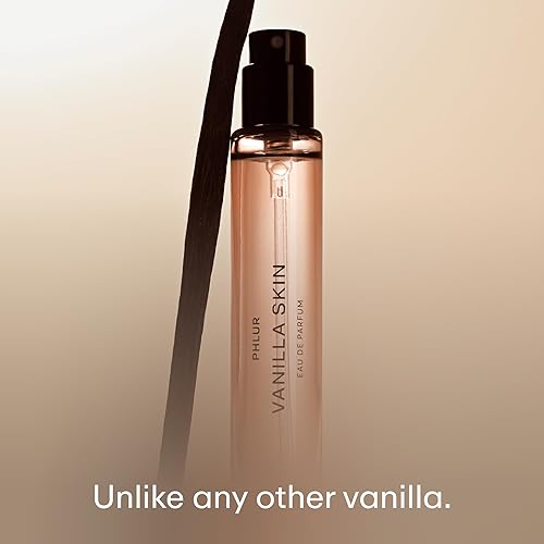 Miniatura 2 de PHLUR Vanilla Skin Eau de Parfum - Perfume de viaje en tamaño de viaje - Perfume de vainilla con pimienta rosa, madera de cachemir y sándalo (9.5mL)