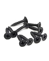 Vista 5 de IMScrews Tornillos Phillips de cabeza plana #6 x 3/4 pulgadas para paneles de yeso de rosca fina, tornillo de madera de punta afilada, acero al