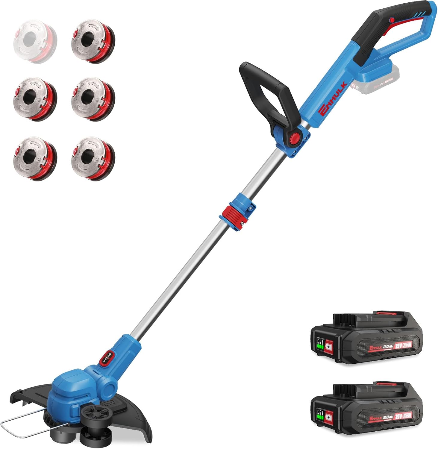 Enhulk 12 Inch Cordless String Trimmer/Edger, 20V Weed Wacker Eater