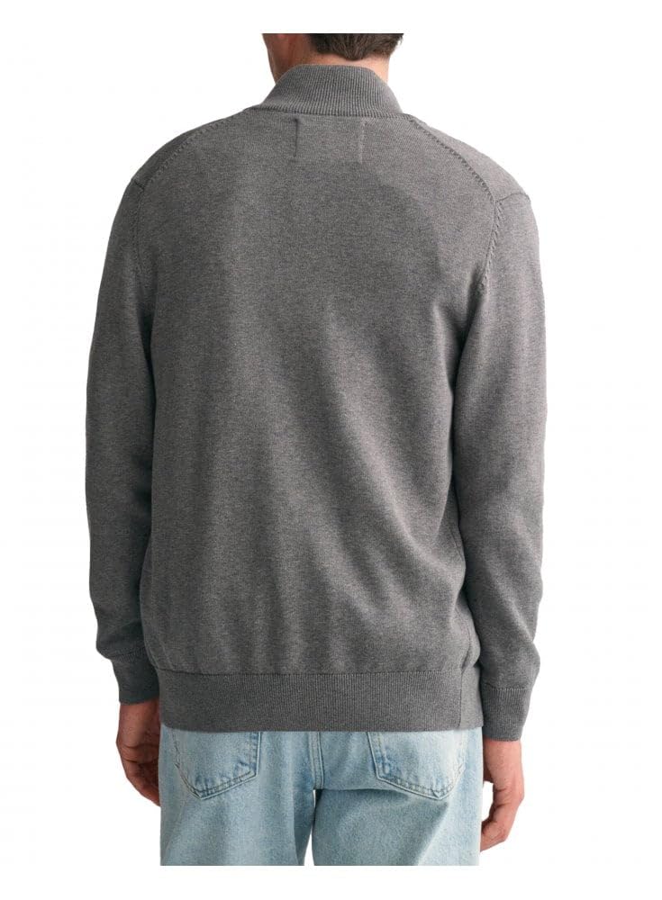 GANT Casual Cotton Zip Cardigan Suéter cárdigan Hombre (Pack de 1)