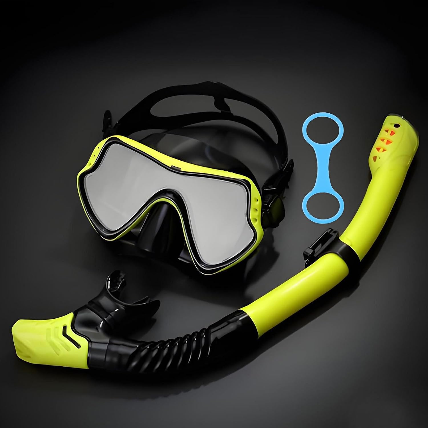 6pcs Silicone Snorkel Holder Clip for Diving Mask with Quick Release Buckle, Universal Design Keeps Gear Stable for Underwater Activities and Diving Adventure