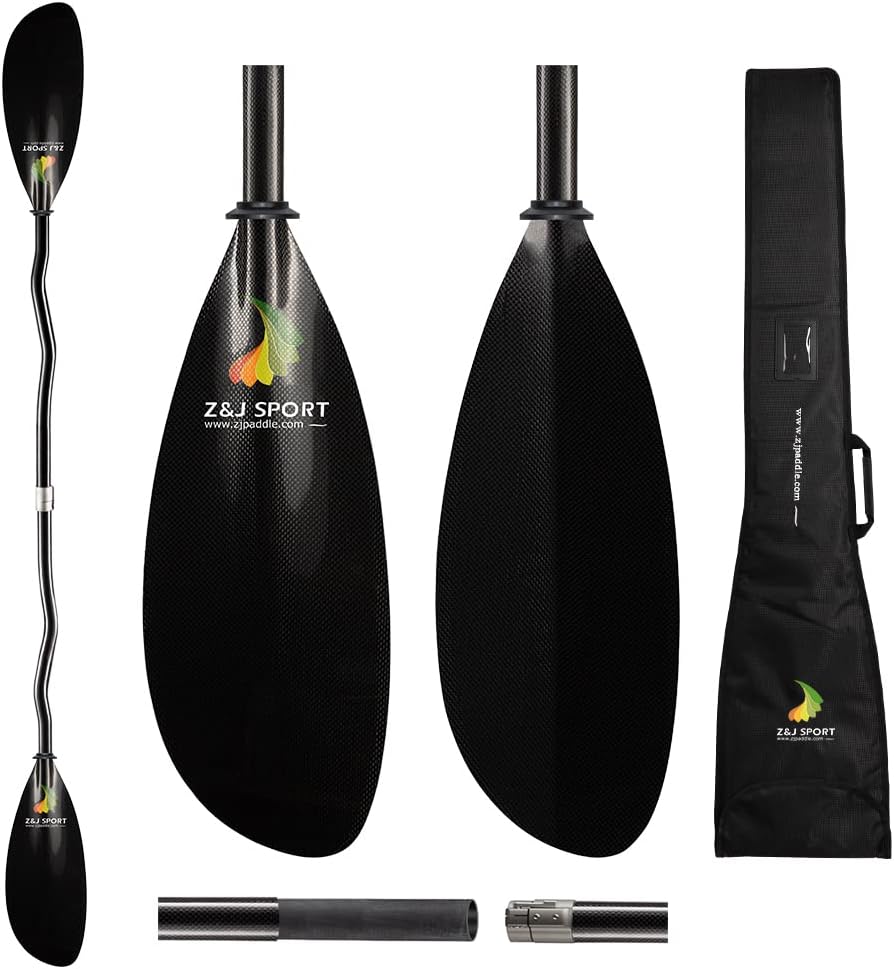 Z&J SPORT Sea Kayak Paddle Full Carbon with Paddle Bag, Adjustable Recreational Touring Kayak Paddle for Dynamic Kayaking in Ocean, River, Lake (SK-I) Z&J SPORT Sea Kayak Paddle Full Carbon with Paddle Bag, Adjustable Recreational Touring Kayak Paddle for Dynamic Kayaking in Ocean, River, Lake (SK-I)