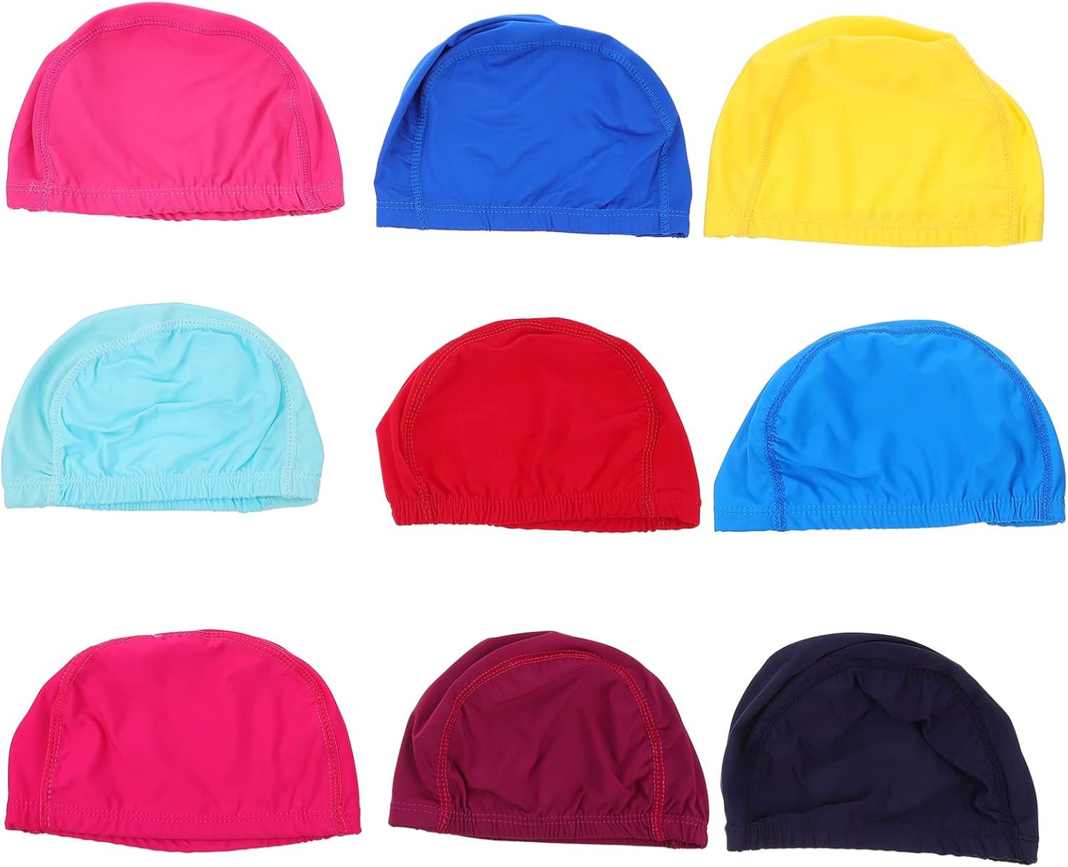 Solid Color Swimming Cap Material Swimming Cap Swim-caps Float Swimming Hat for Hair Cloth Swim Cap
