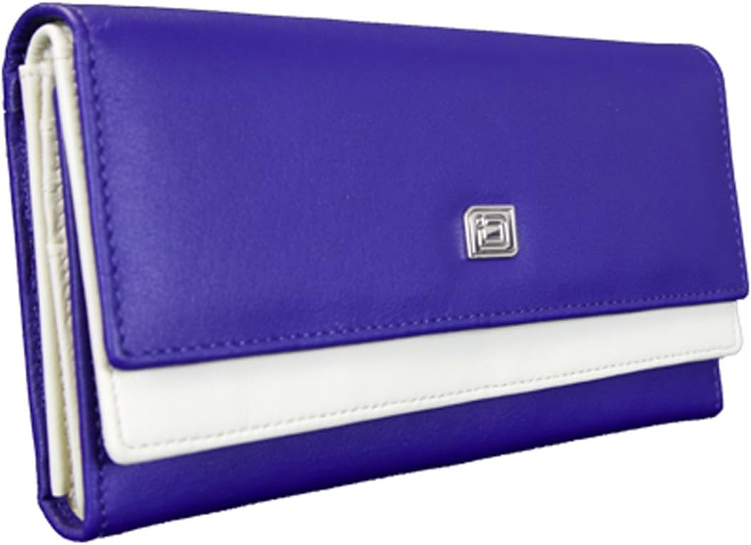 ID Stronghold High Capacity Leather Womens Wallet - Gorgeous Soft Leather