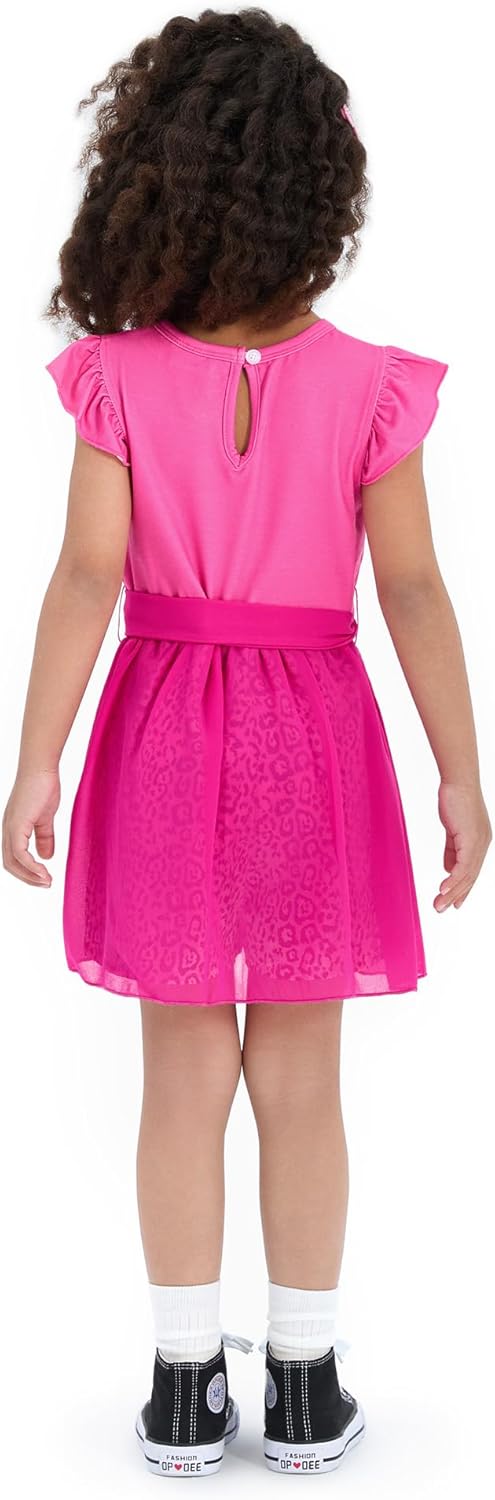 Disney Princess Frozen Elsa Minnie Mouse Stitch Toddler Girl Romper With Skirt Overlay Summer Jumpsuit with Bow 2-6 Years - Image 4