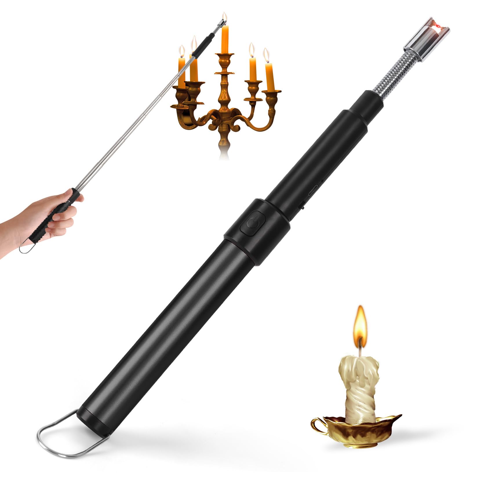 Amazon.com: Navpeak Candle Arc Lighters Long Flexible Neck 70cm