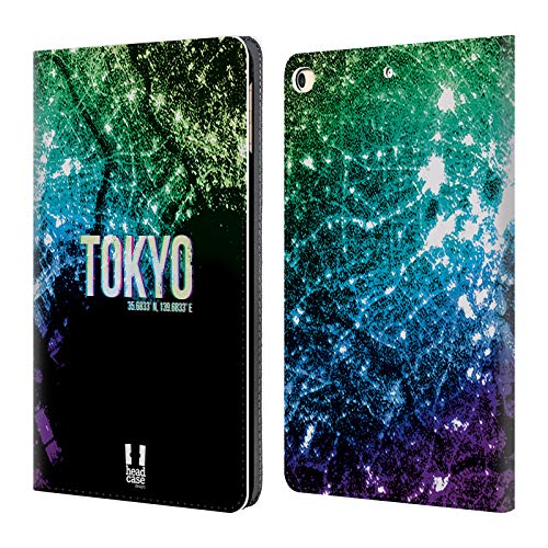 Étui portefeuille iPad 9.7 Tokyo Lumières avec support et fentes pour cartes