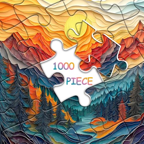 Puzzle Paisaje Montañas 16 años miniatura 7