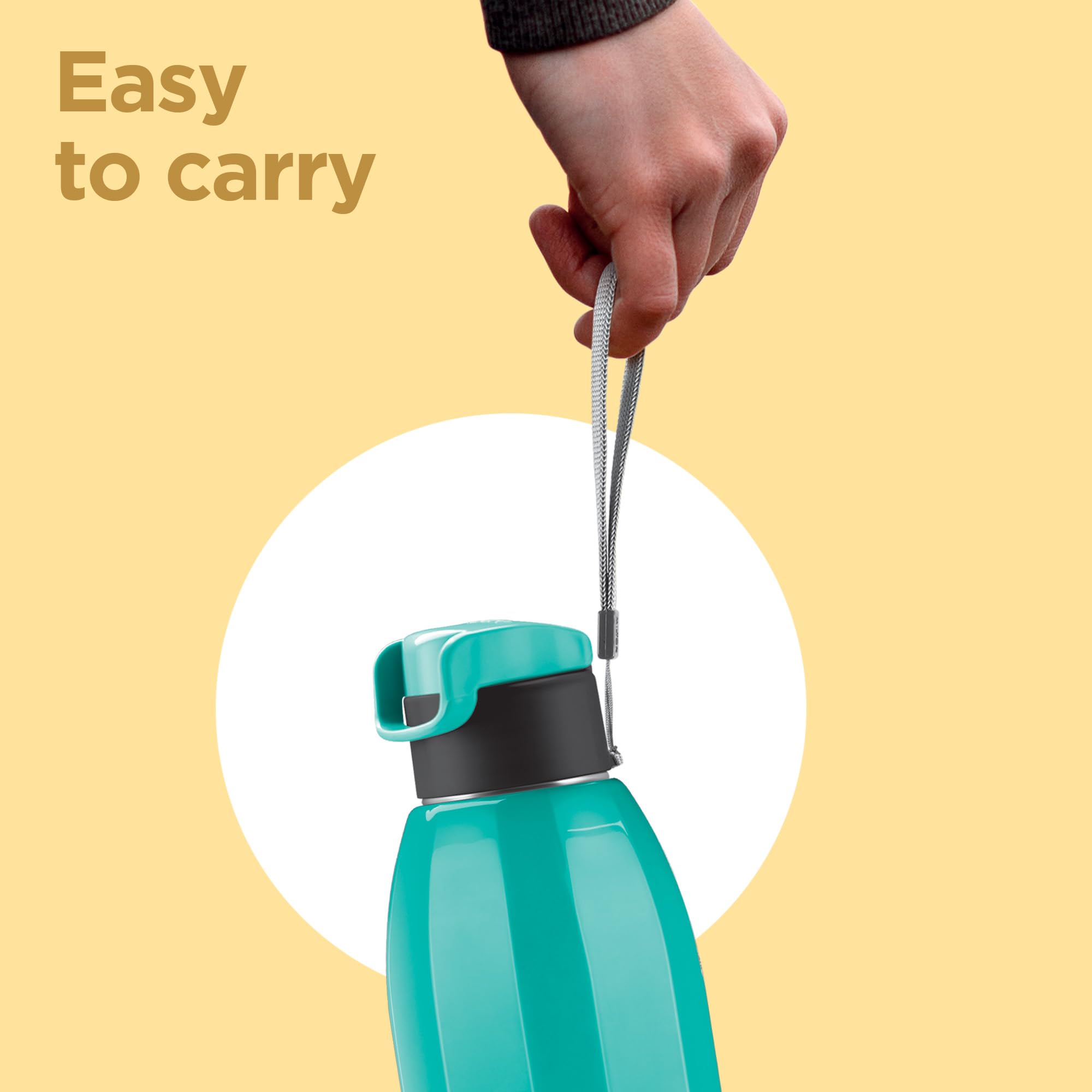 Milton Steel Meridian Thermoware Water Bottle - 630ml -5