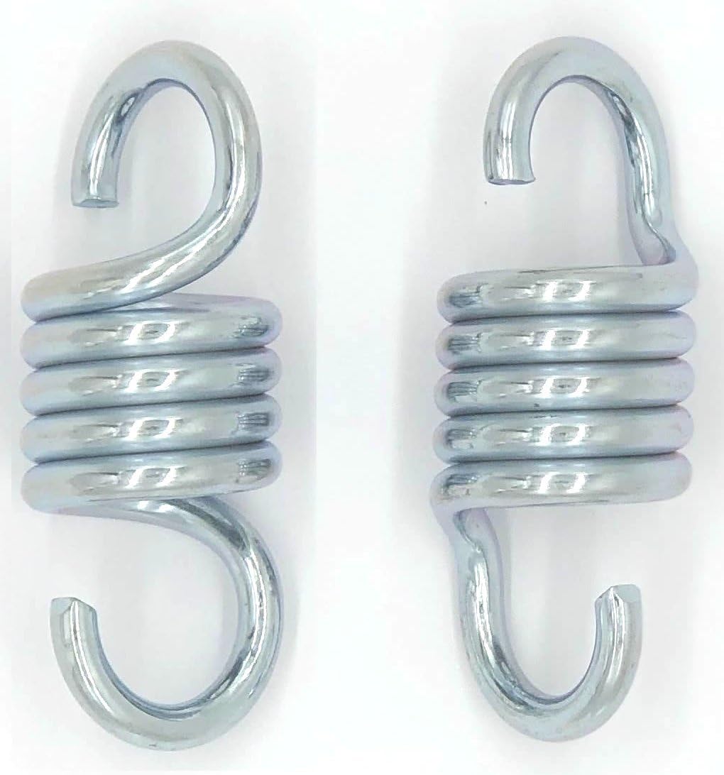 HENSITA 700lbs Weight Capacity Hammock Chair Spring for Porch Swings Hanging Chairs 2 Pieces Suspension Hooks
