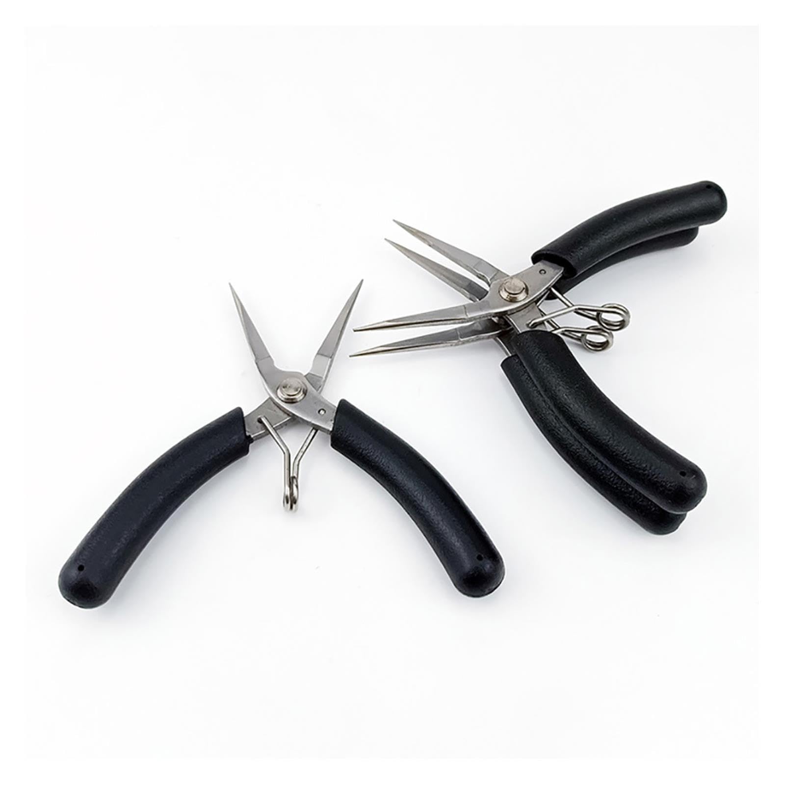 1/2 pinze a becco lungo da 118 mm | Mini pinze a becco lungo da 11,7 cm (1 paio)