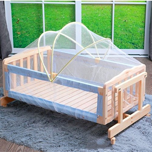 Baby Cot Net,Foldable Infants Crib Mosquito Net,Nursery Bed Crib Canopy - Image 2