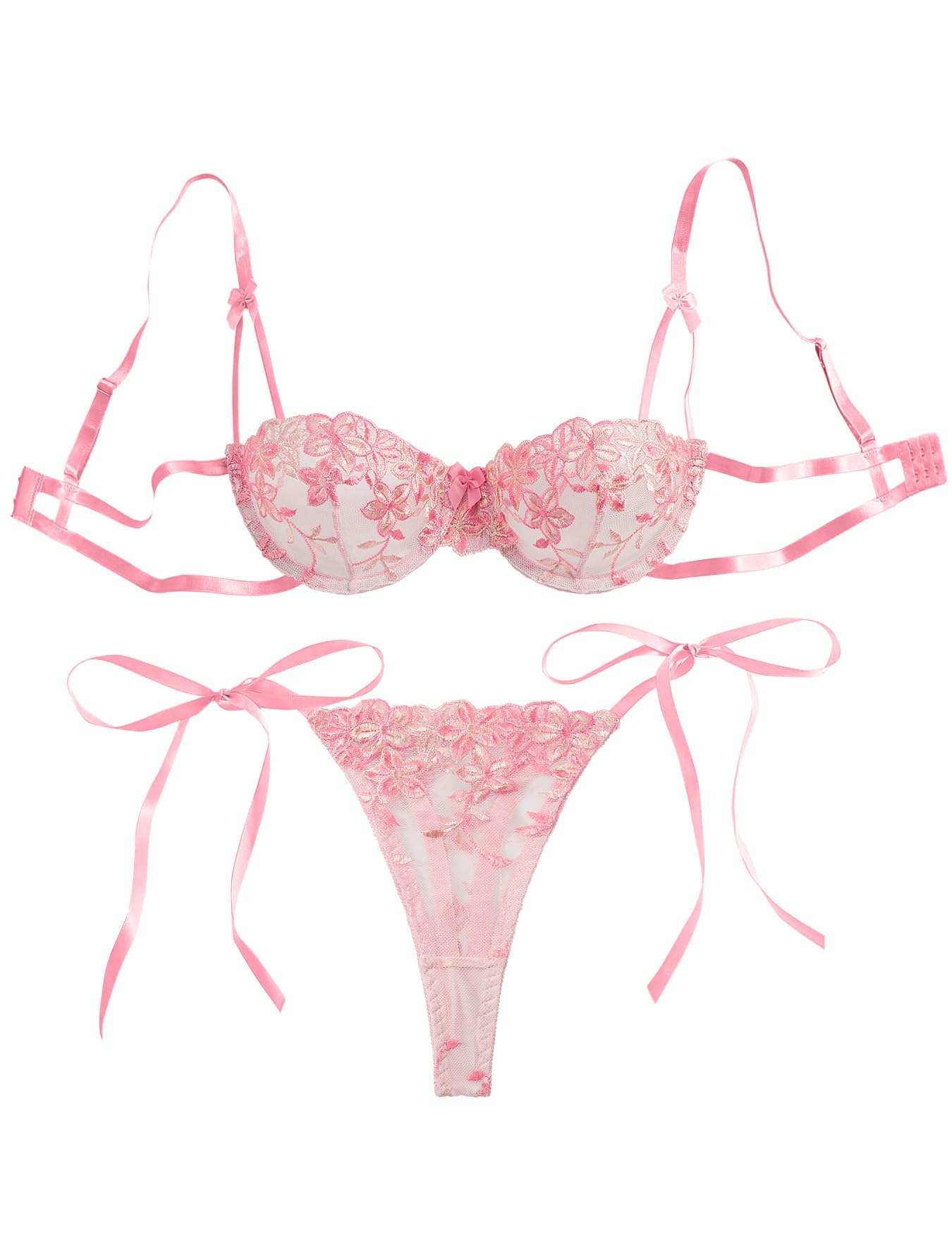 Lilosy Sexy Lingerie Set 2 Piece Women Bra and Panty