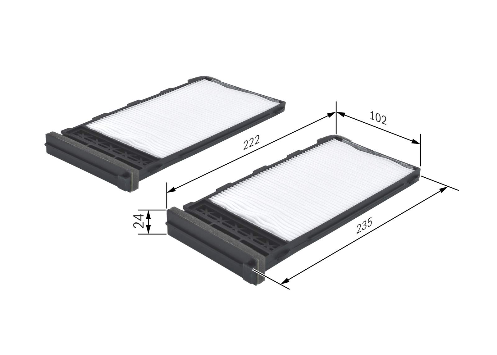 BOSCH 1 987 432 179 Filtro, Aria abitacolo