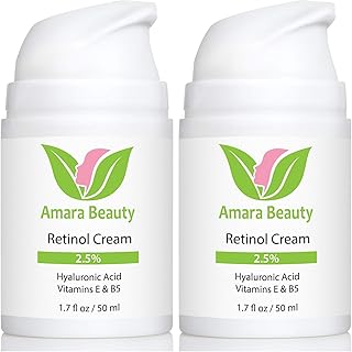 Crema de retinol para rostro 2.5% con ácido h...