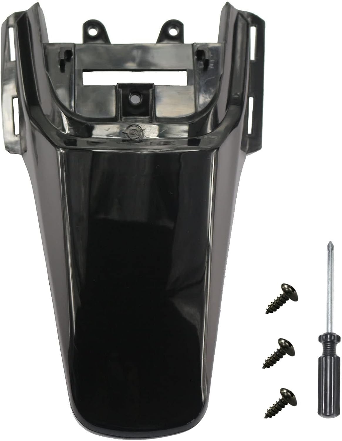 PRO BAT Plastic Rear Tail Mud Guard Fender 110cc 125cc Pit PRO Trail Chinese Mini Dirt Bikes XR50 CRF50 Coolster YX Buyang Style Black