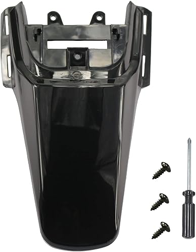 PRO BAT Guardabarros trasero de plástico para cola de estilo XR50 CRF50 110 125CC Pit PRO Trail para motos chinas mini de motocross Thumpstar, Negro