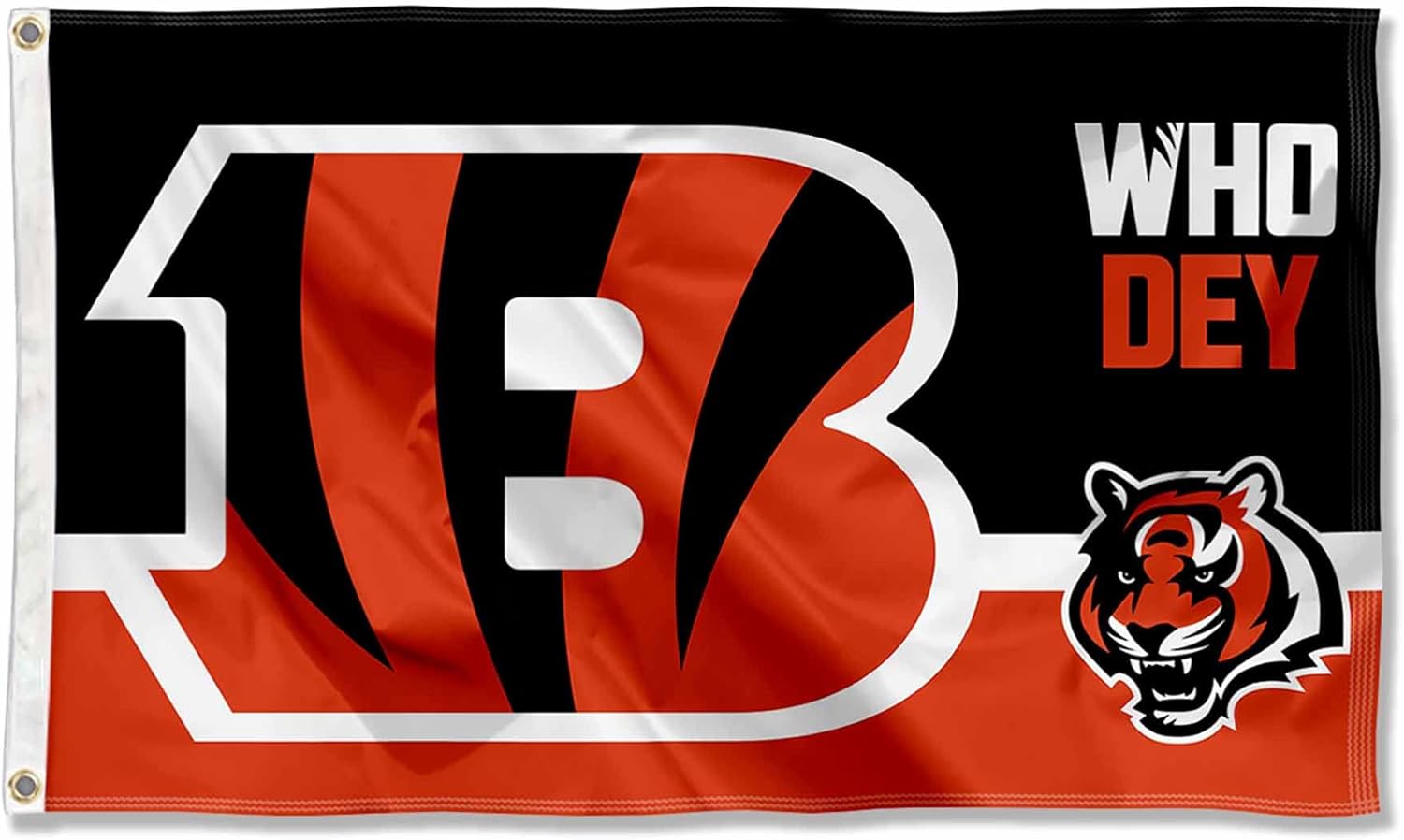 Cincinnati Bengals Who Dey Flag Outdoor Indoor 3x5 Foot Banner