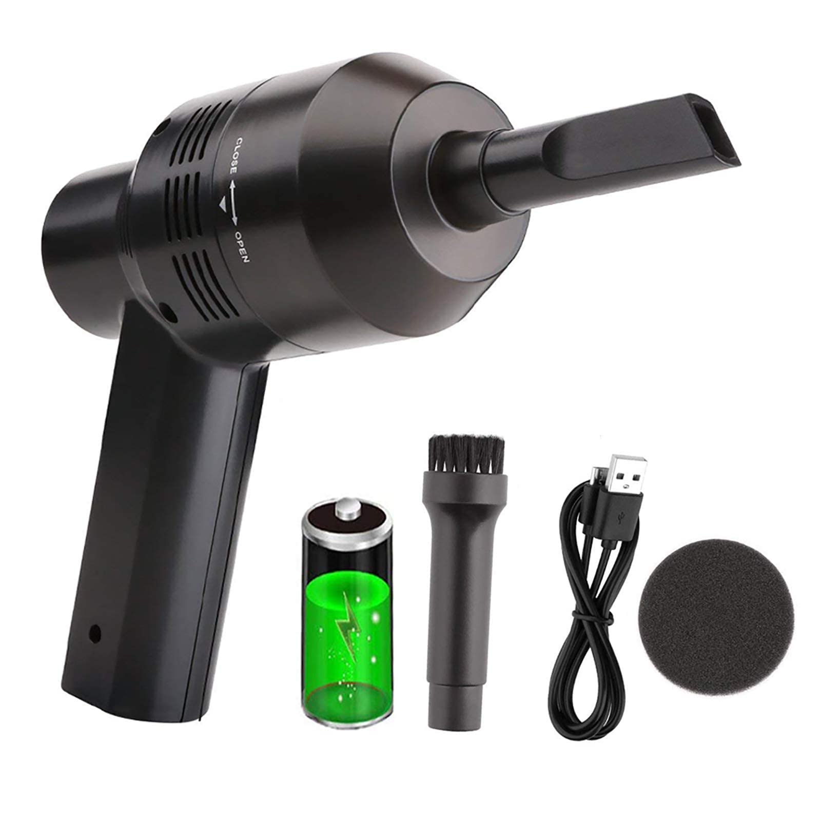 SKEIDO Vacuum Cleaner Mini USB Keyboard Cleaner with Cleaning Mini Vacuum Cordless Vacuum Desk Vacuum Cleaner