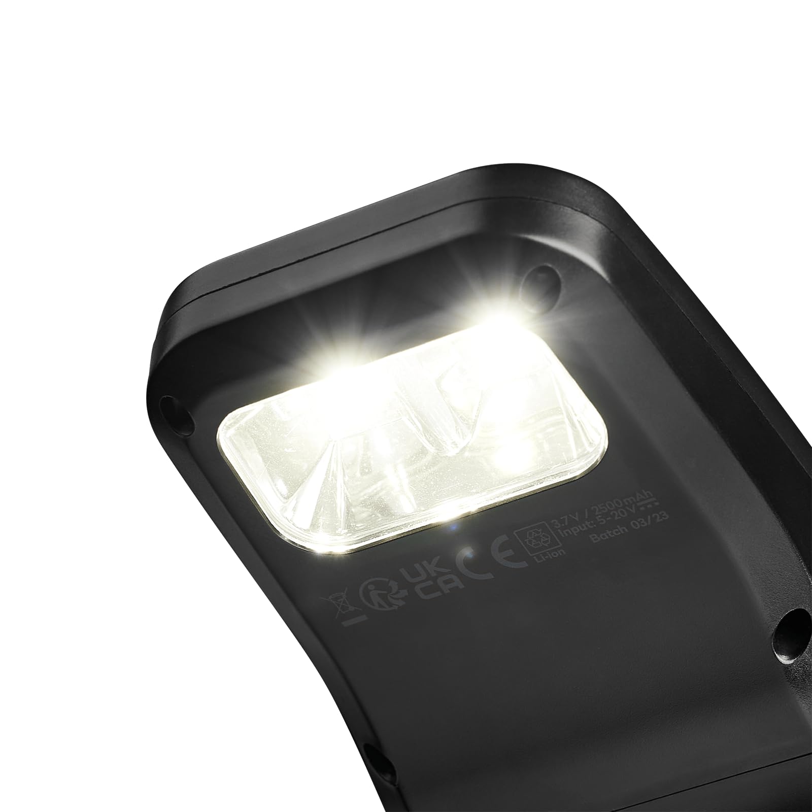 BURNHARD® LED-Grilllicht, magnetische Grillbeleuchtung, Grilllampe, Helligkeit: 120 Lumen, stromsparender Neigungssensor, akkubetriebene Lampe, Fast-Charging-Funktion, bis 69 Stunden Leuchtdauer