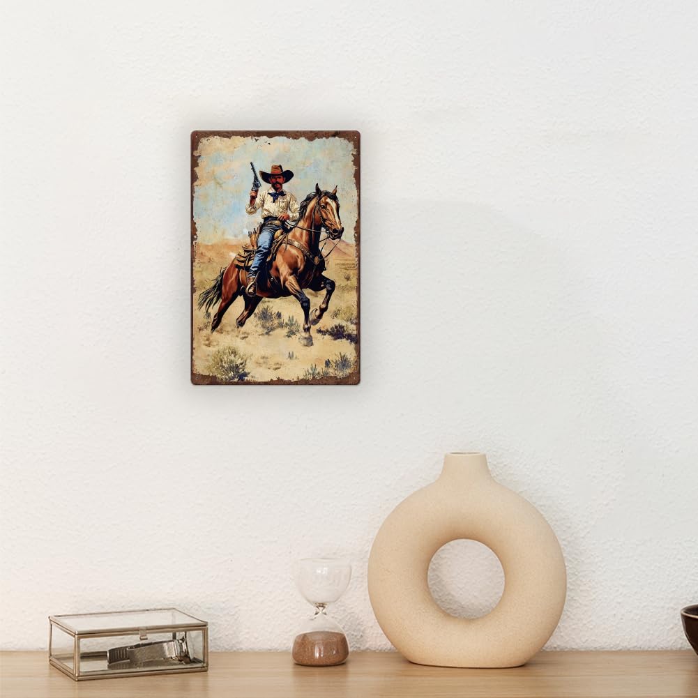 Hdadwy Targa in metallo in latta per caffetteria, decorazione da parete, stile vintage, decorazione per casa, garage, 30,5 x 20,3 cm